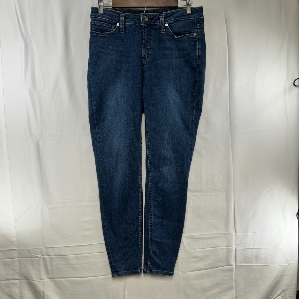 Silver Jeans Co. High Note Skinny Jeans Womens 31 Dark Blue High Rise Stretch